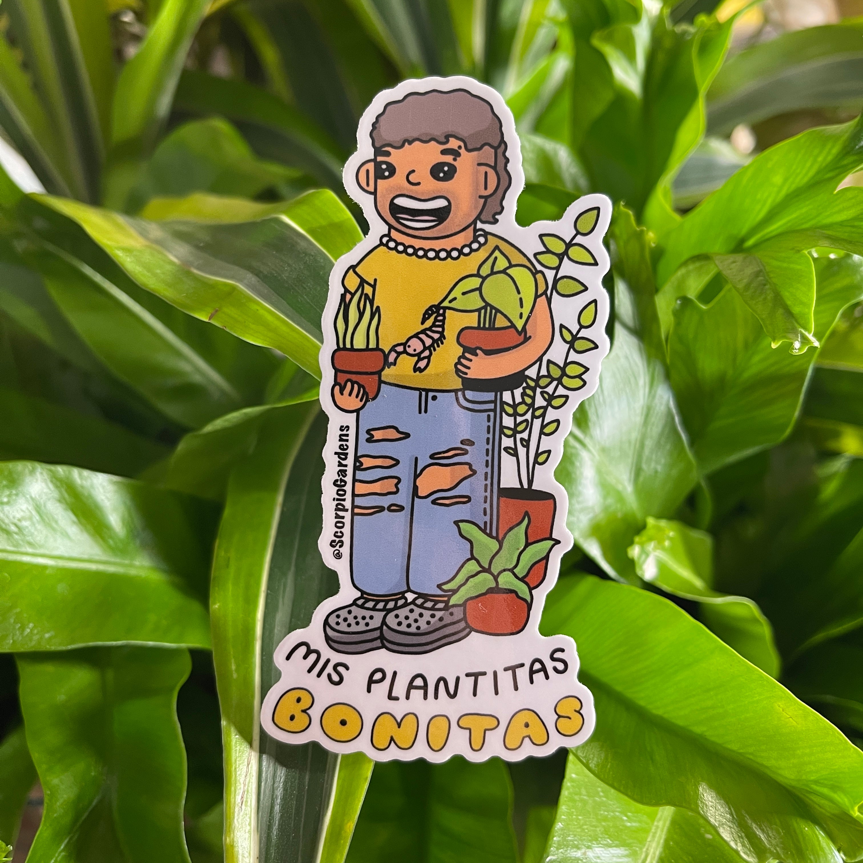 Mis Plantas Bonitas Sticker Scorpio Gardens