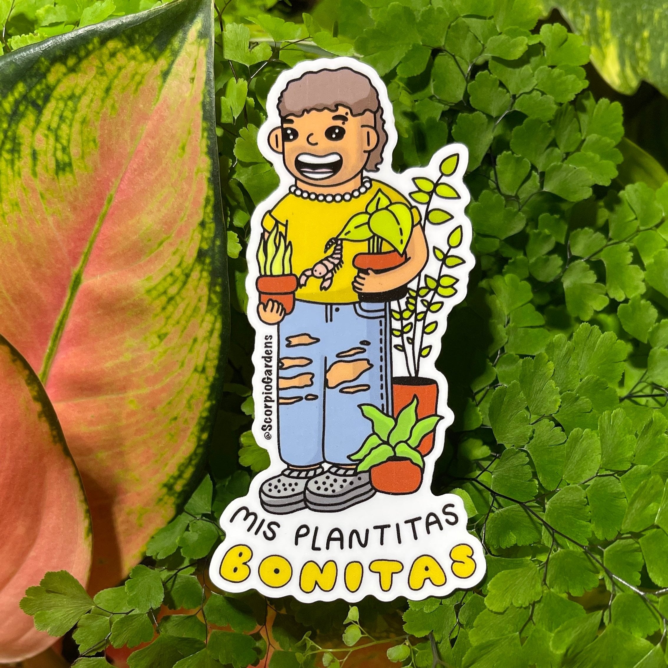 Mis Plantas Bonitas Sticker Scorpio Gardens